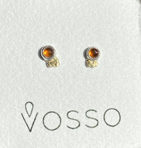 Vosso Sterling silver stud comet earrings