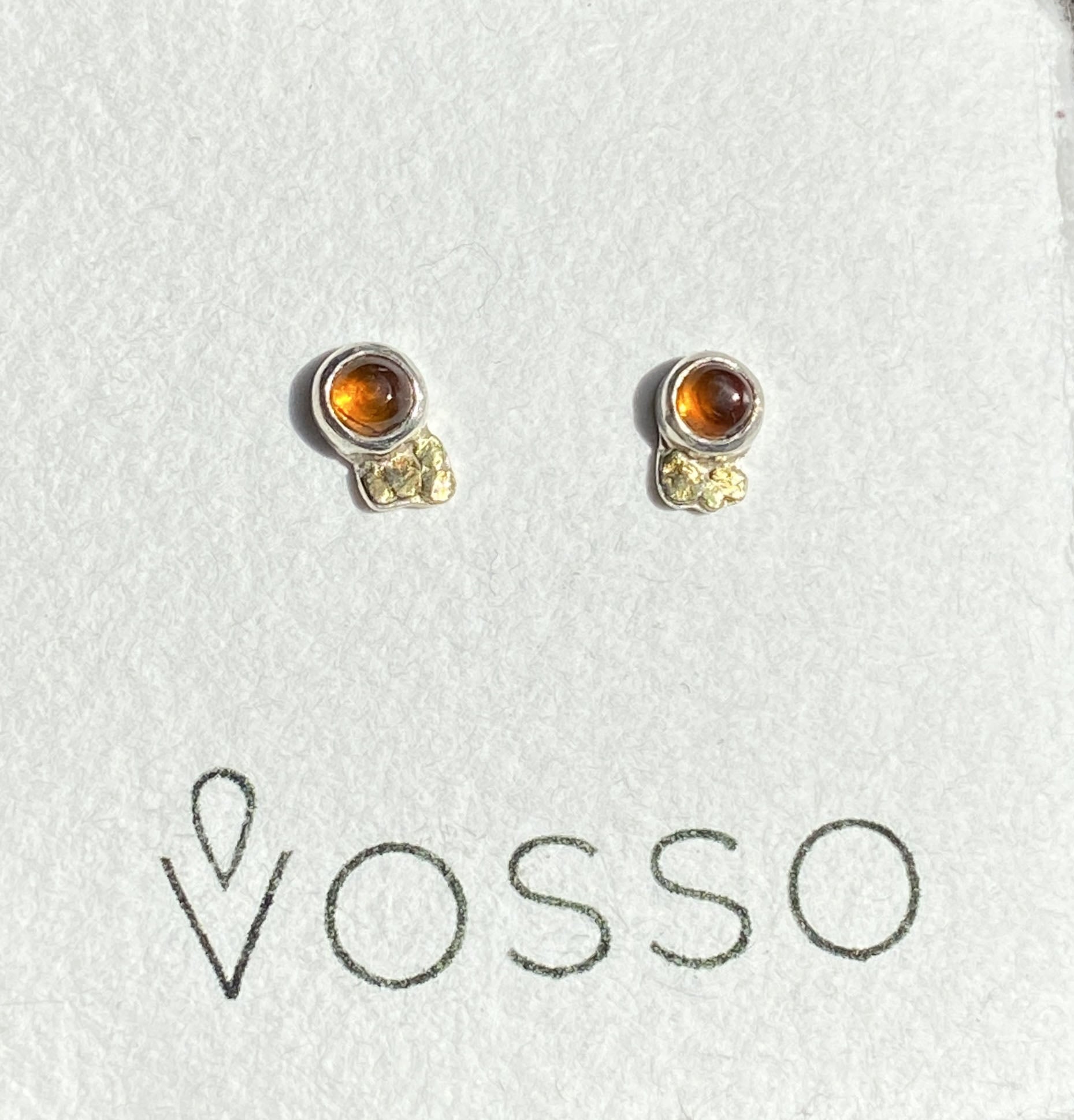 Vosso Sterling silver stud comet earrings