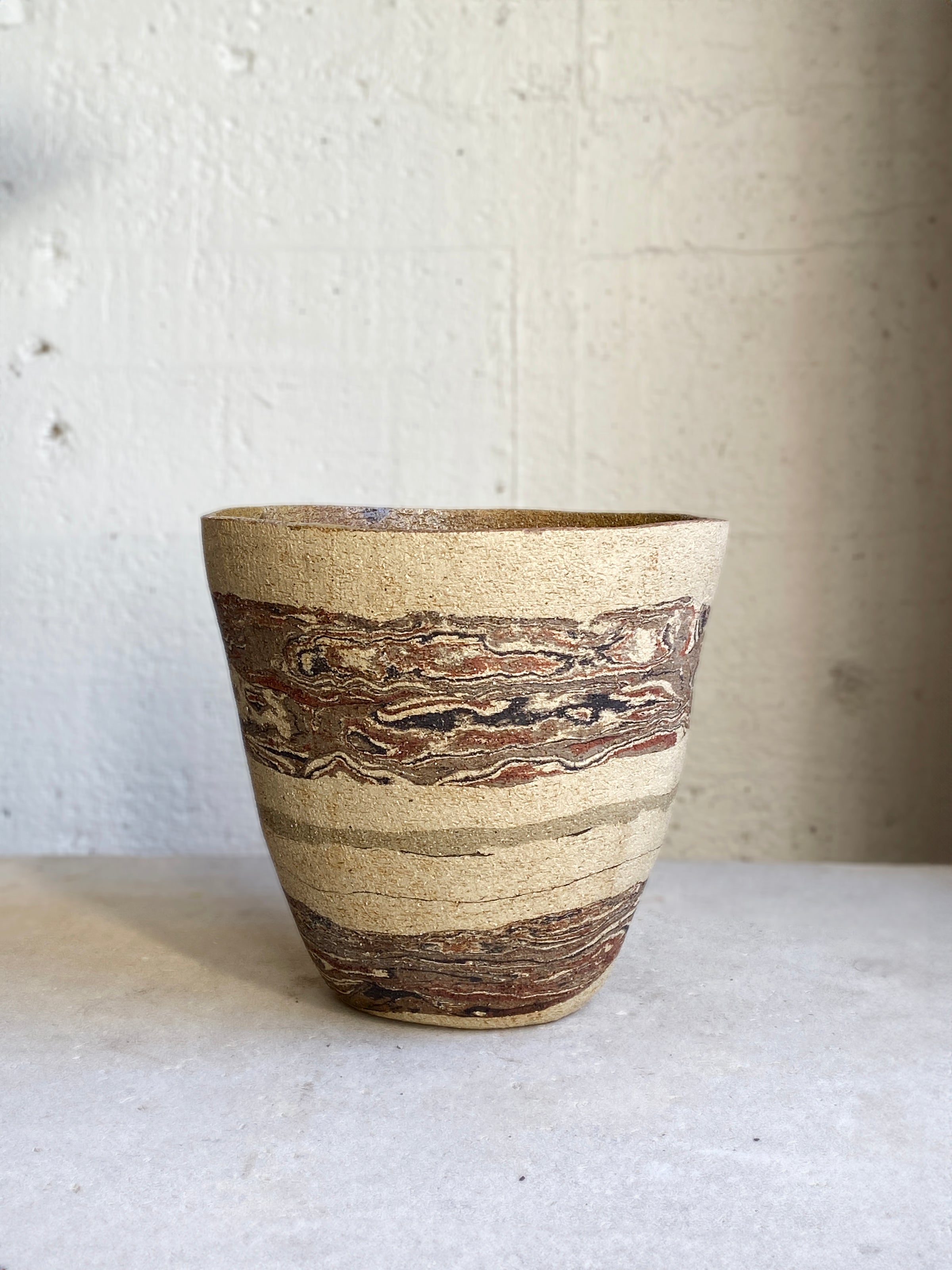 Nerikomi Fossil Bowl