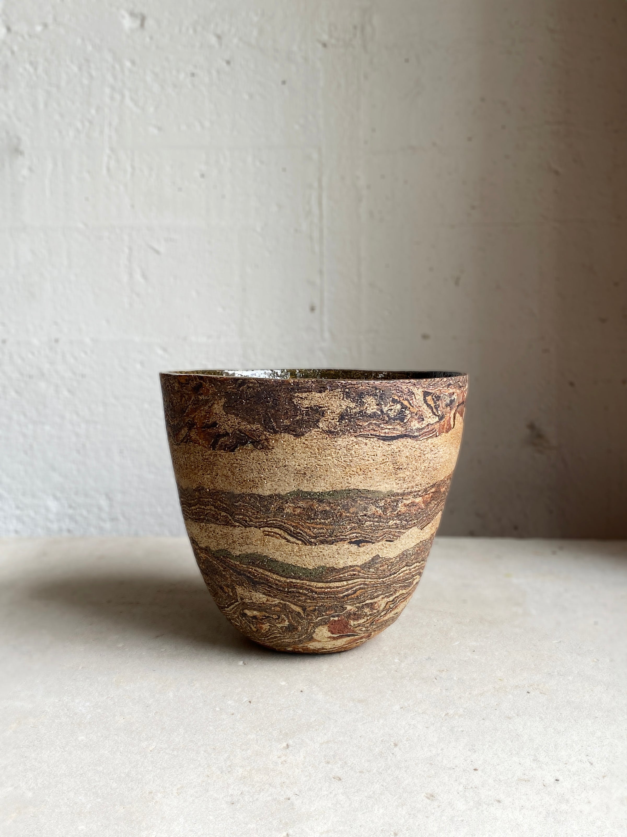 Nerikomi Fossil Bowl