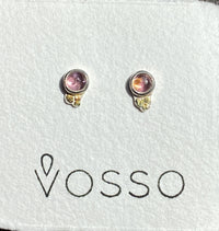 Vosso Sterling silver stud comet earrings