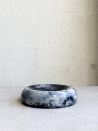 Saggar fired inverted bowl