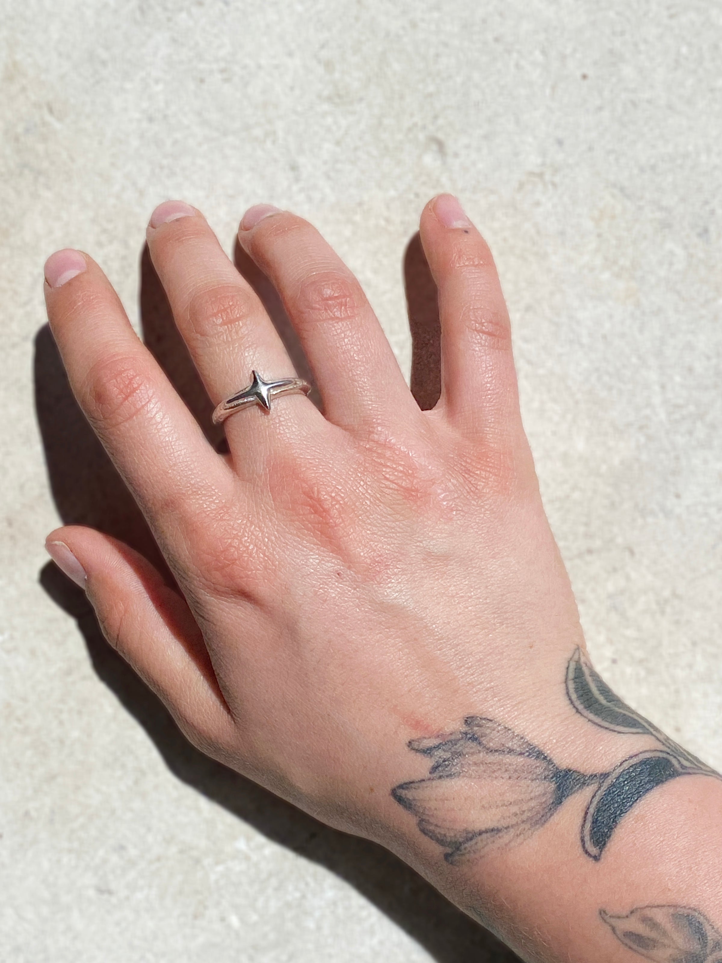 Sterling Silver Star Ring
