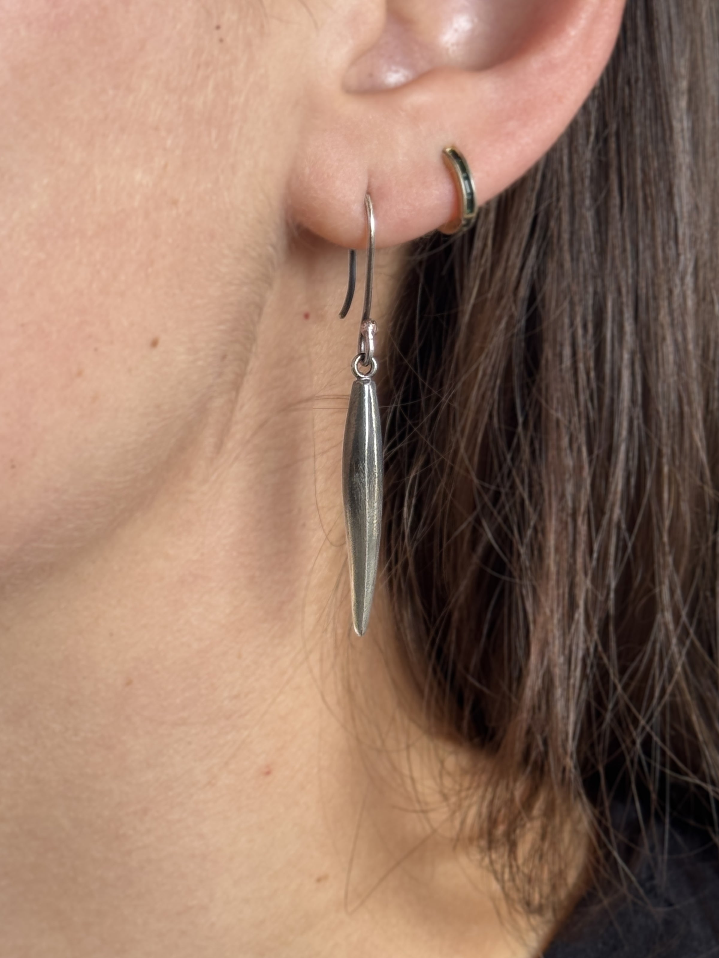 Vosso Koromiko leaf earrings