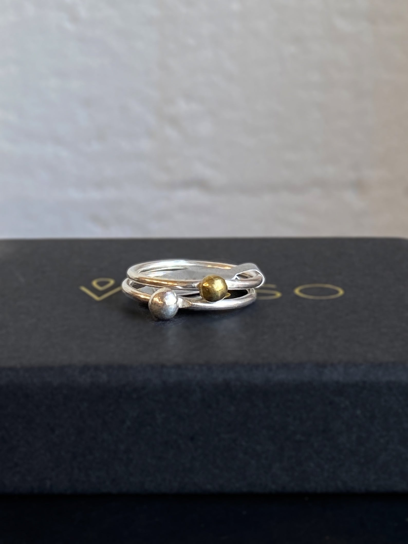 Vosso Dot Stacker Ring