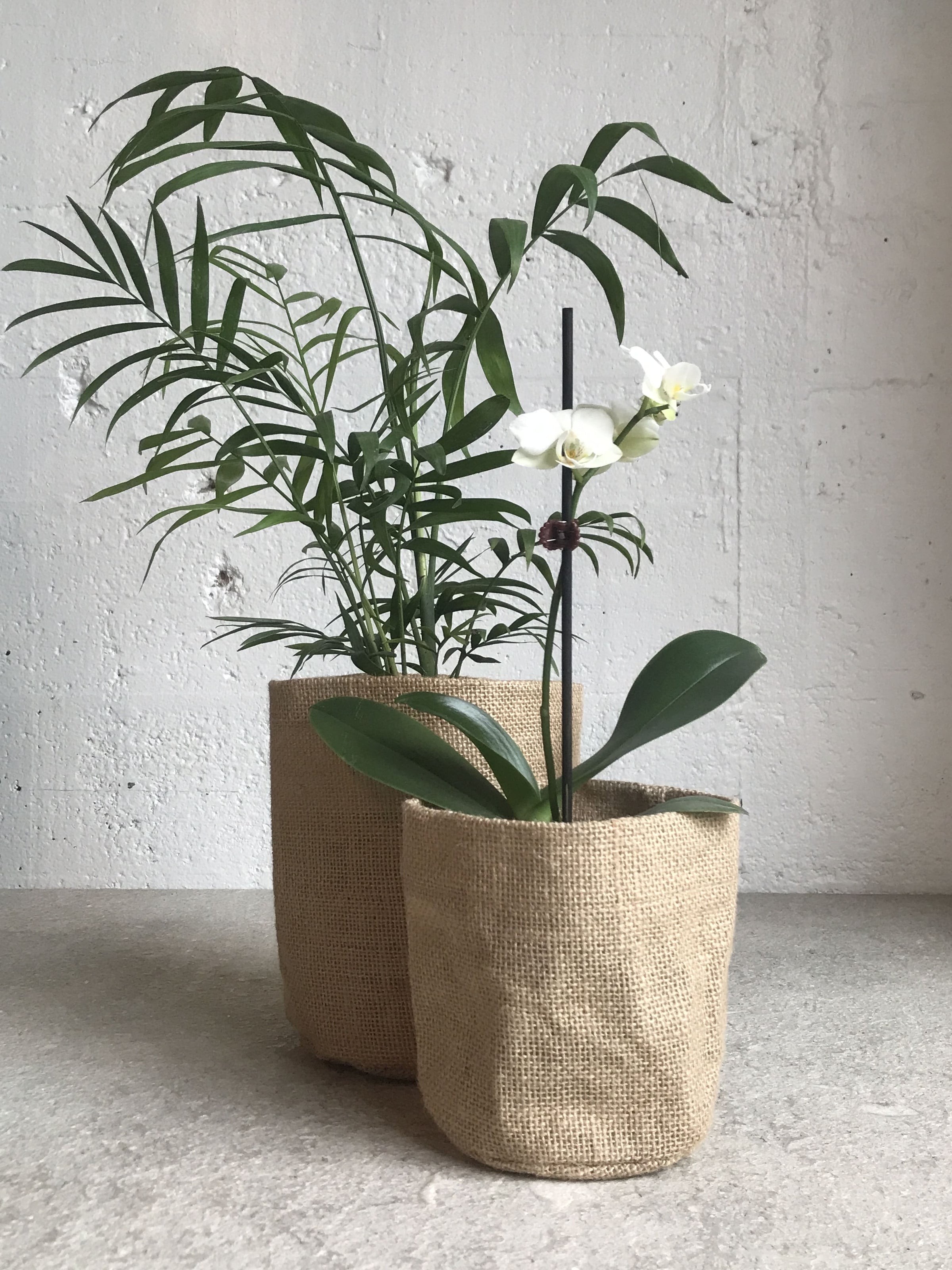 hessian plant pots Hessian bag – Babylon Store