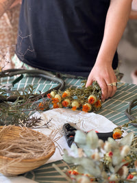 So Floral Dried wreath workshop