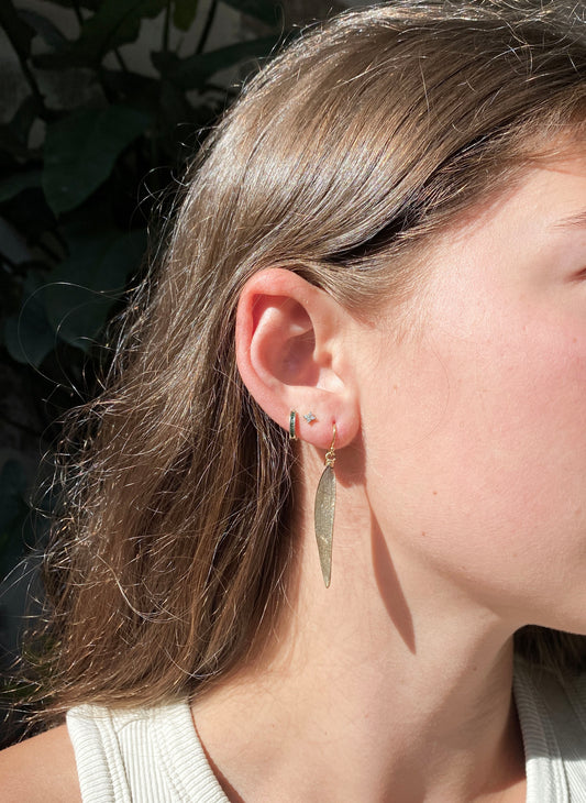 Vosso Kauri Leaf Earrings