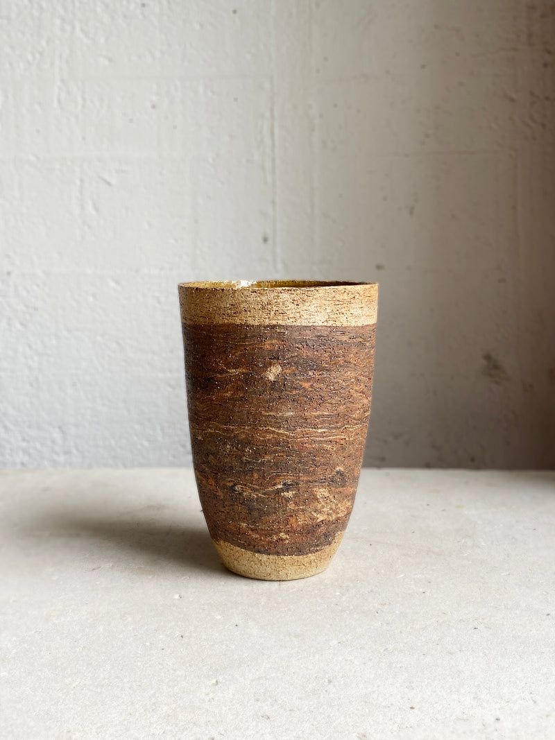 Two tone Nerikomi Vase
