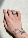 Vosso Marlborough Chrysoprase & Gold Nugget Ring