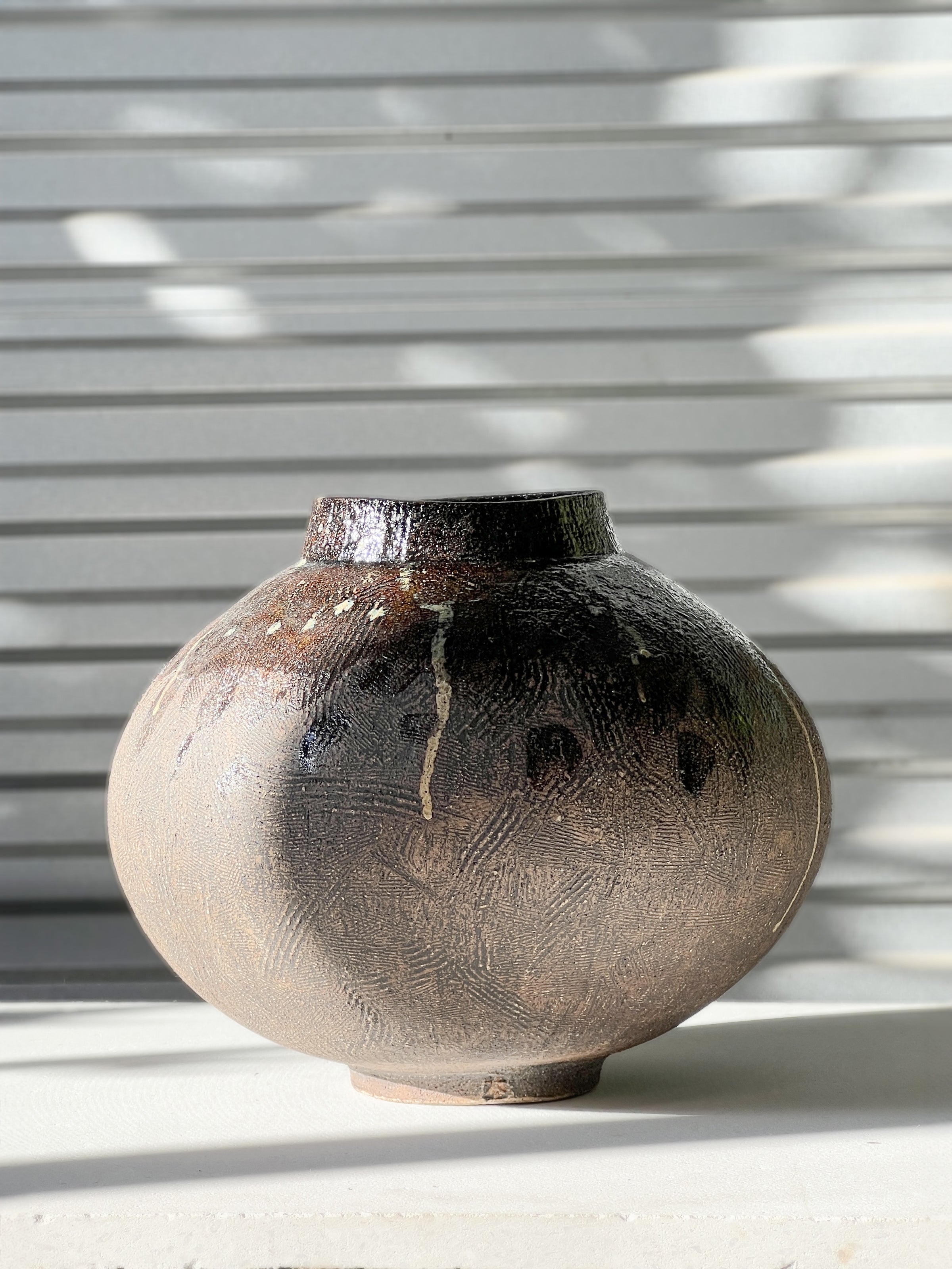 "Darkness- In the shadow of the tōtara" Vase