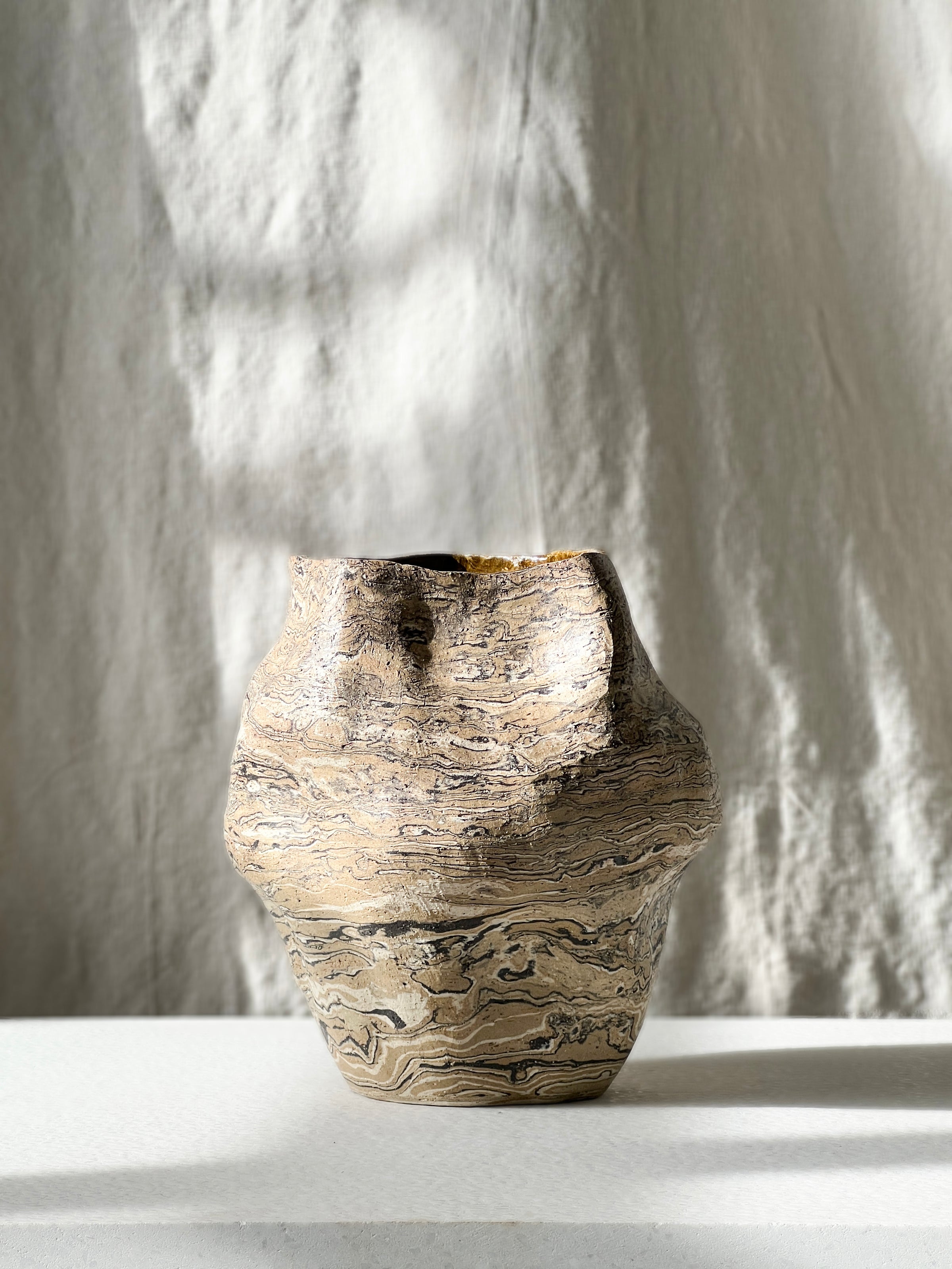 Organic Large Nerikomi Sculpture