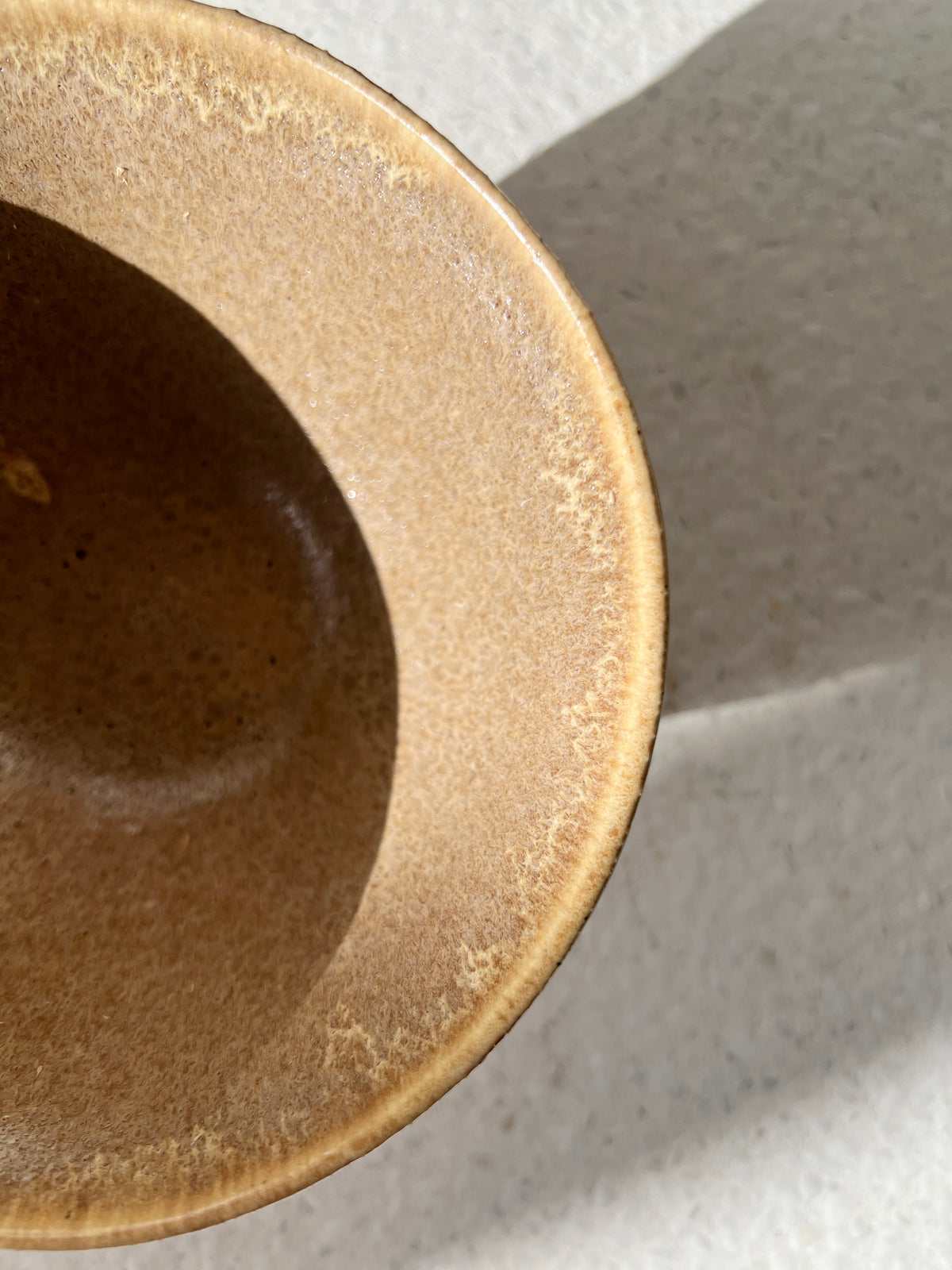 Oatmeal glaze bowl