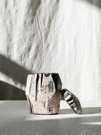 Raku lidded container