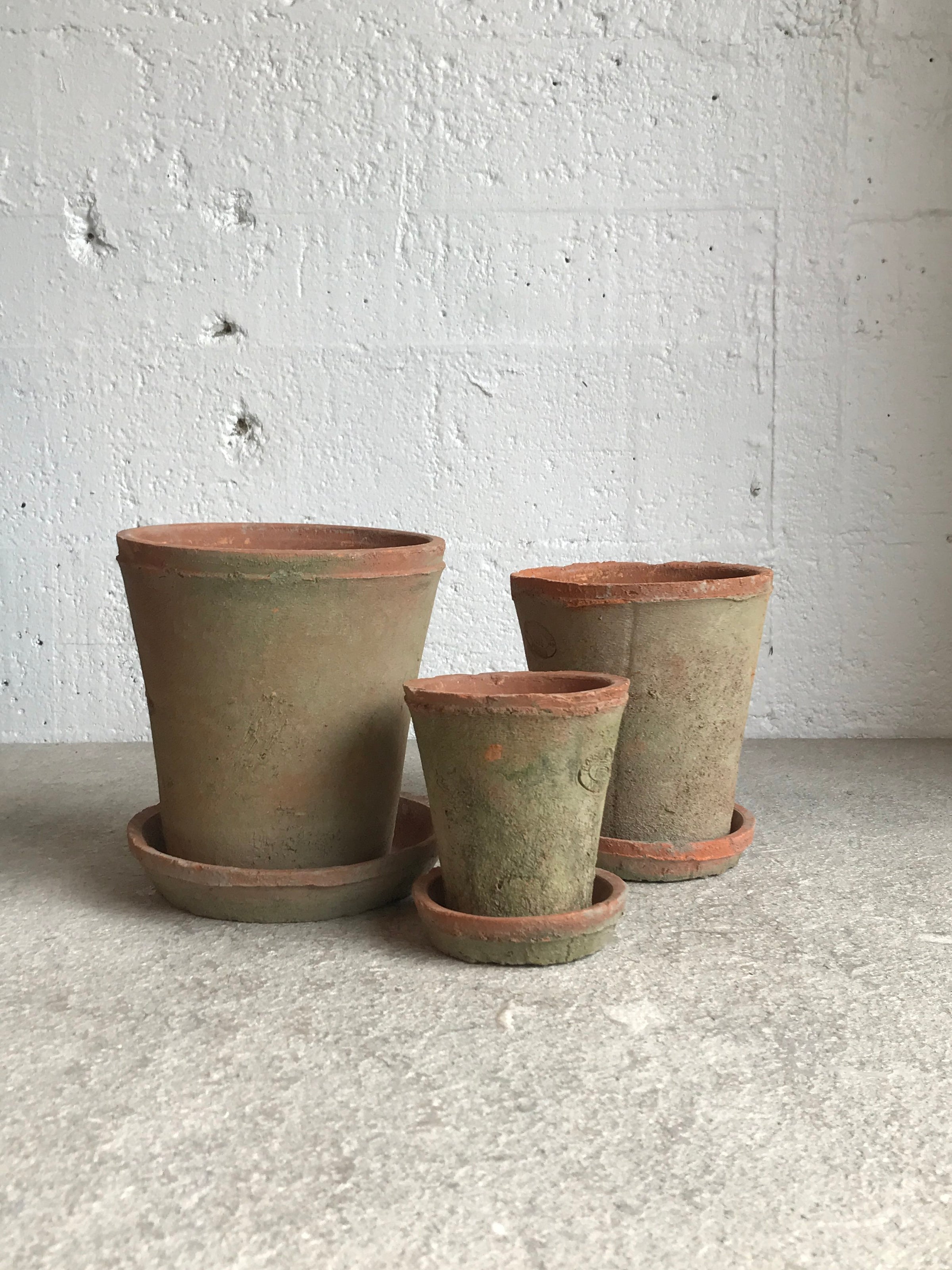 ceramic planter pots nz AT pot with saucer – Babylon Store