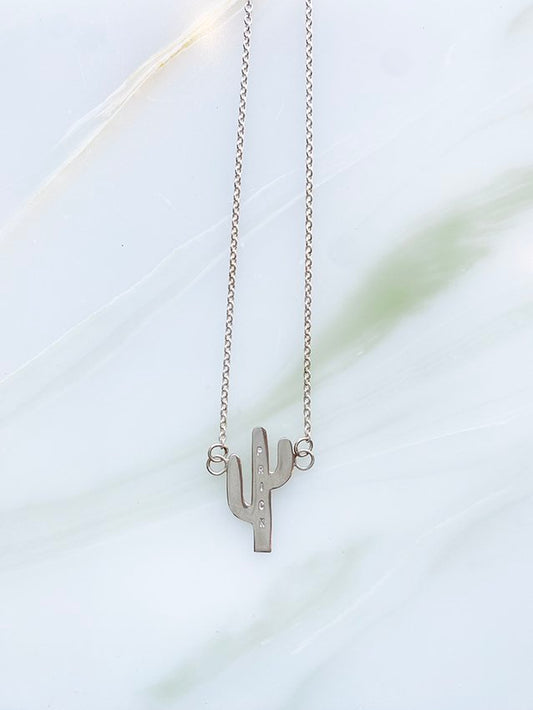 Audrey loves Ruby cactus necklace