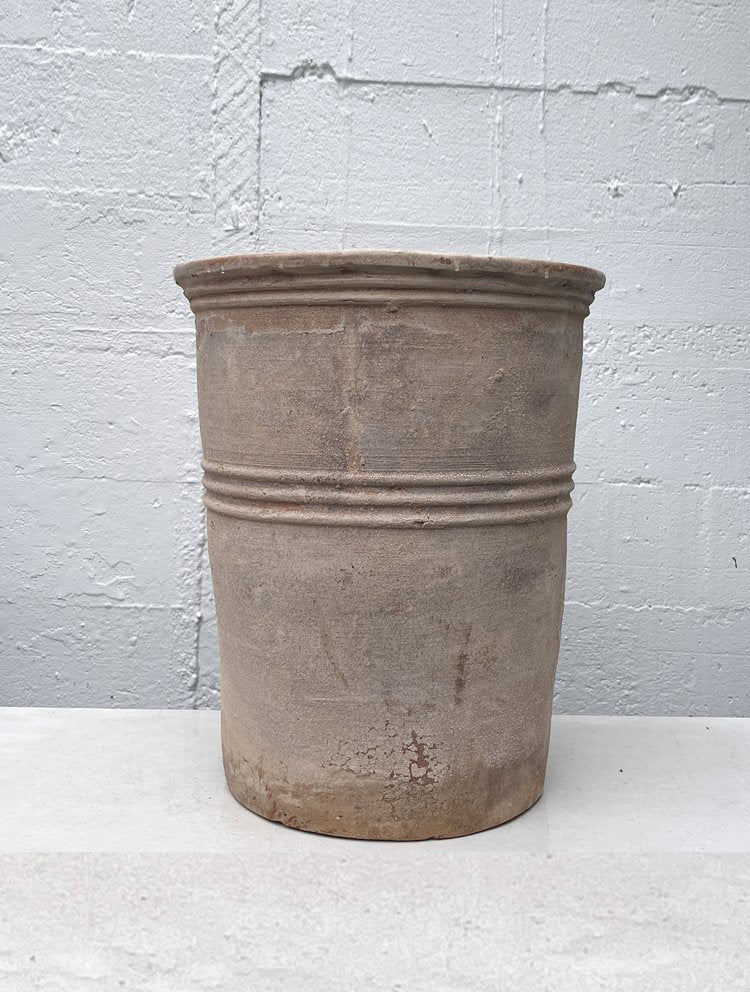 Antique chocolate terracotta tall planters